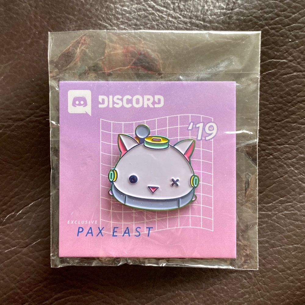 SEALED! Exclusive Discord Pax East 2019 Kitty Pin